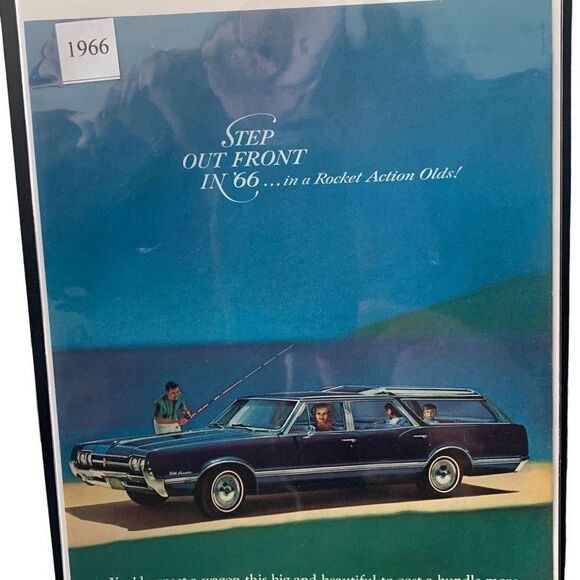 Vintage 1966 Oldsmobile Vista Cruiser Wagon Ad Advertisement - Picture 5 of 5